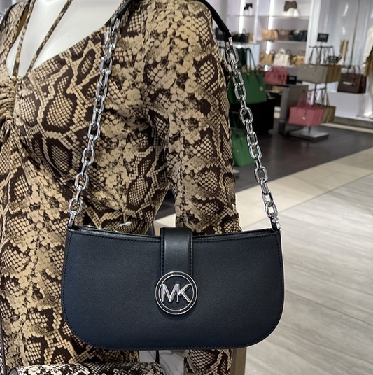 ORIG & IMPORTED MK Carmen Small Shoulder Bag Black