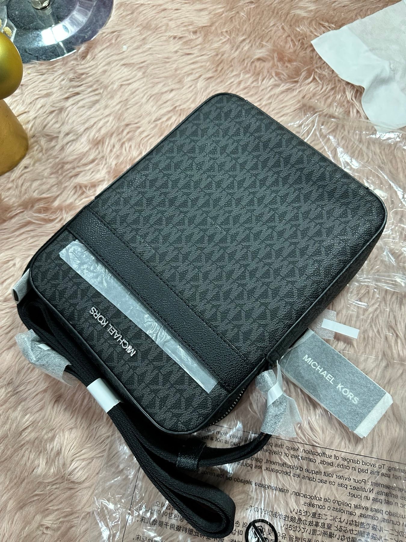 ORIG & IMPORTED MK Cooper Logo Flight Men's Bag Black