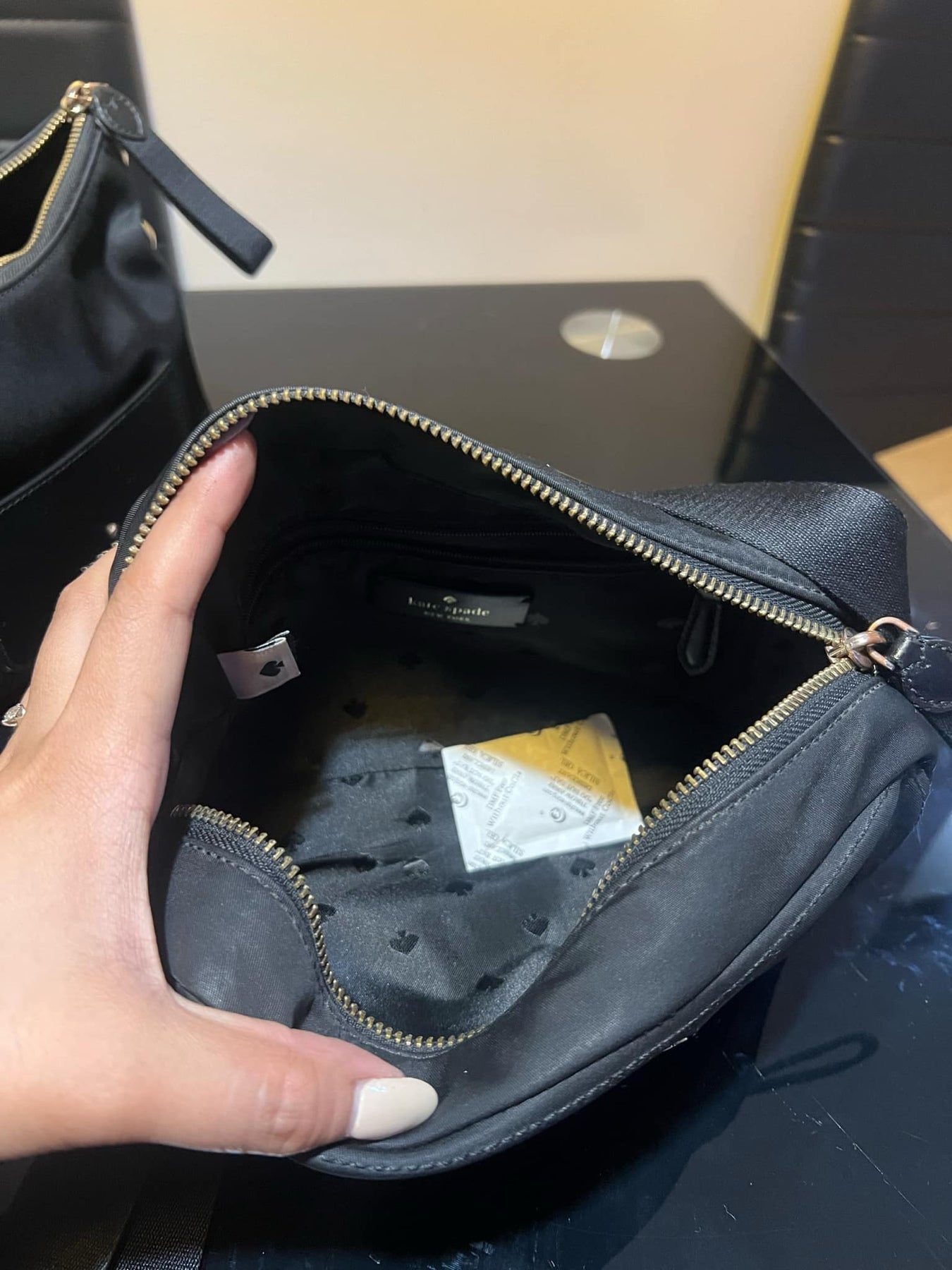 ORIG Preloved KS Chelsea Camera Bag Black Nylon
