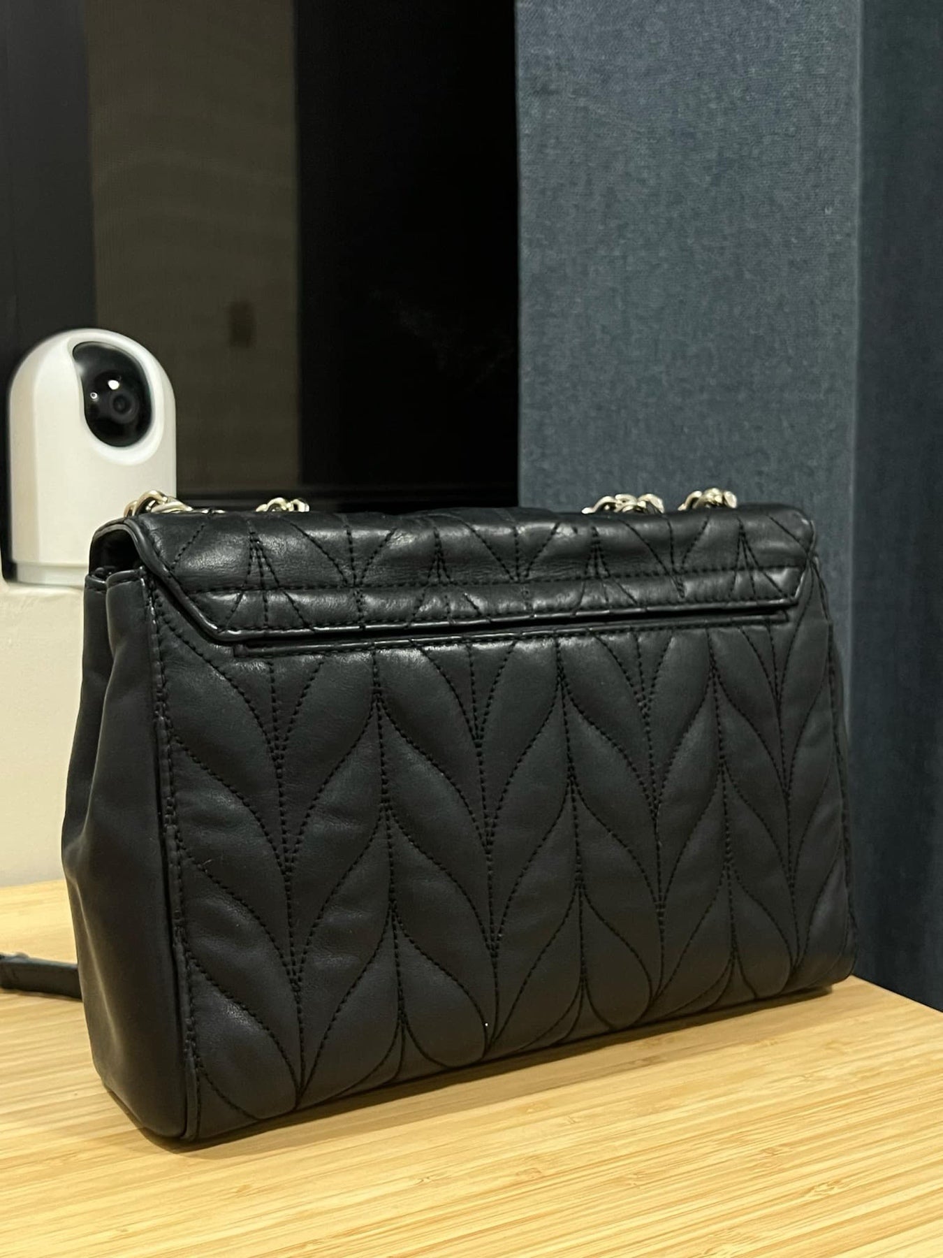 ORIG Preloved KS Medium Briar Lane Quilted Emelyn Black Bag