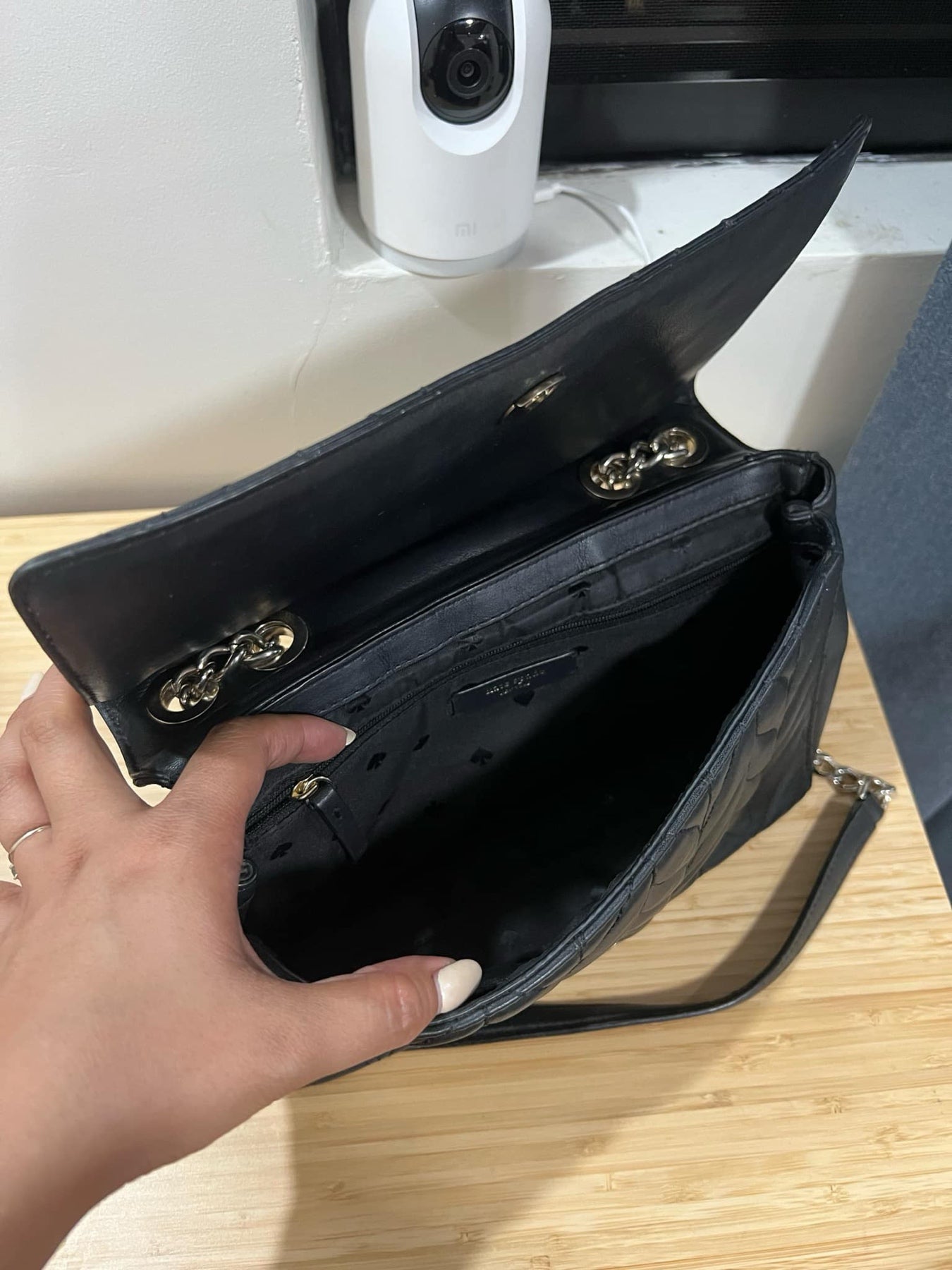 ORIG Preloved KS Medium Briar Lane Quilted Emelyn Black Bag