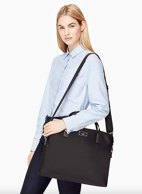 ORIG & IMPORTED KS Blake Avenue Laptop Nylon Black Bag