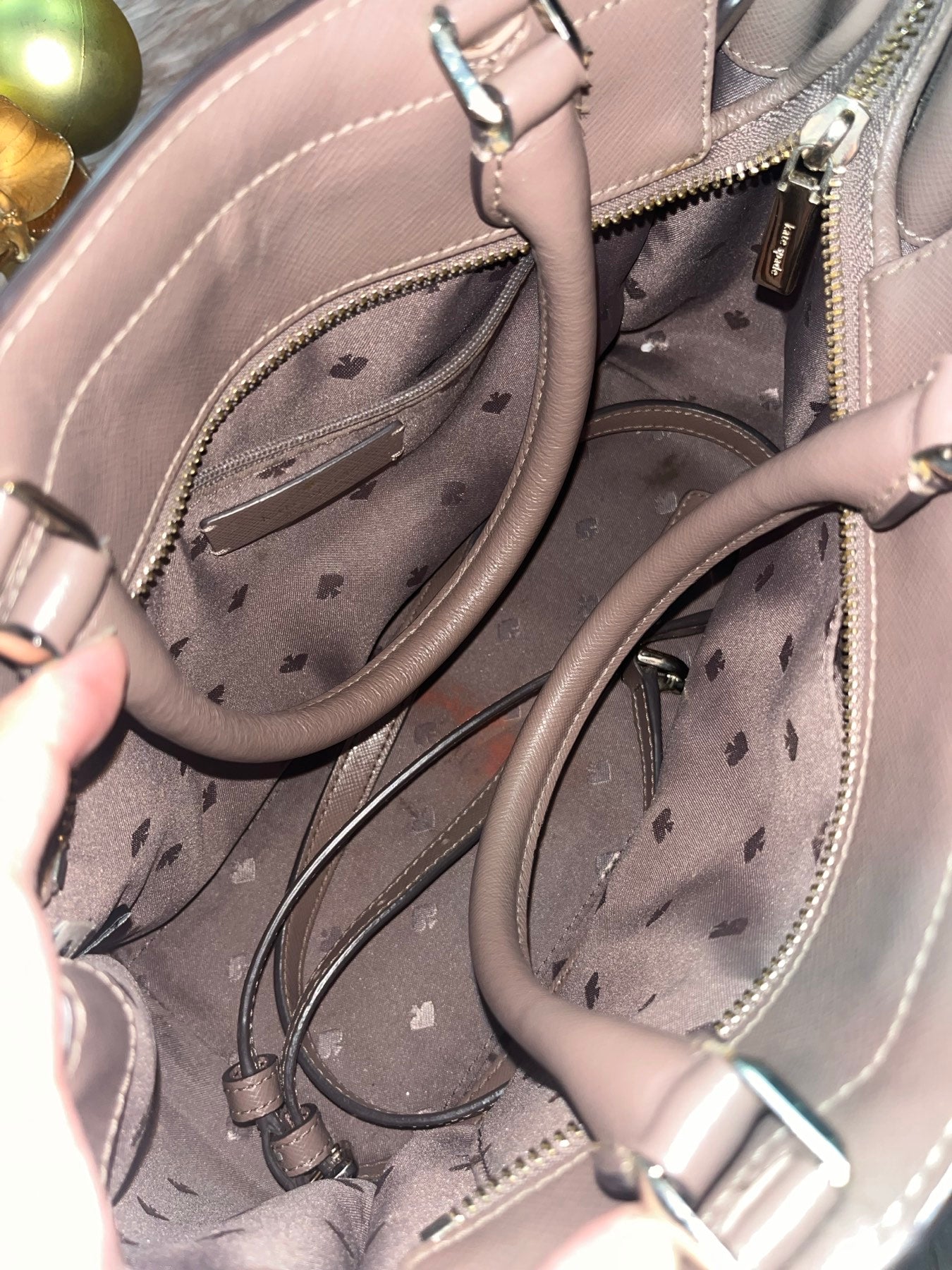 ORIG Preloved KS Staci Small Satchel Brown Bag