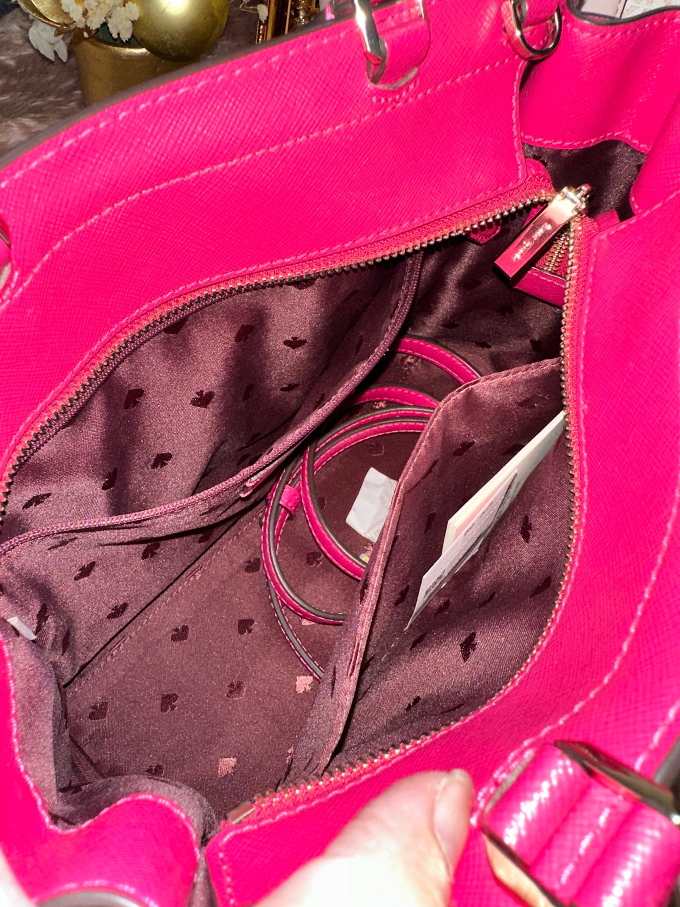ORIG Preloved KS Staci Medium Satchel Pink Bag