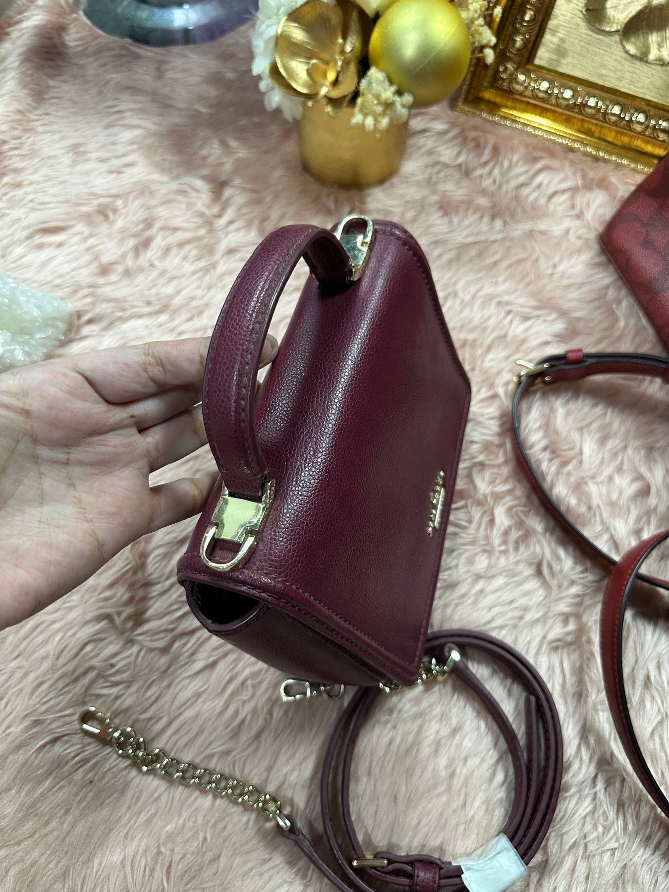 ORIG Preloved KS Patterson Drive Maisie Mini Red Bag