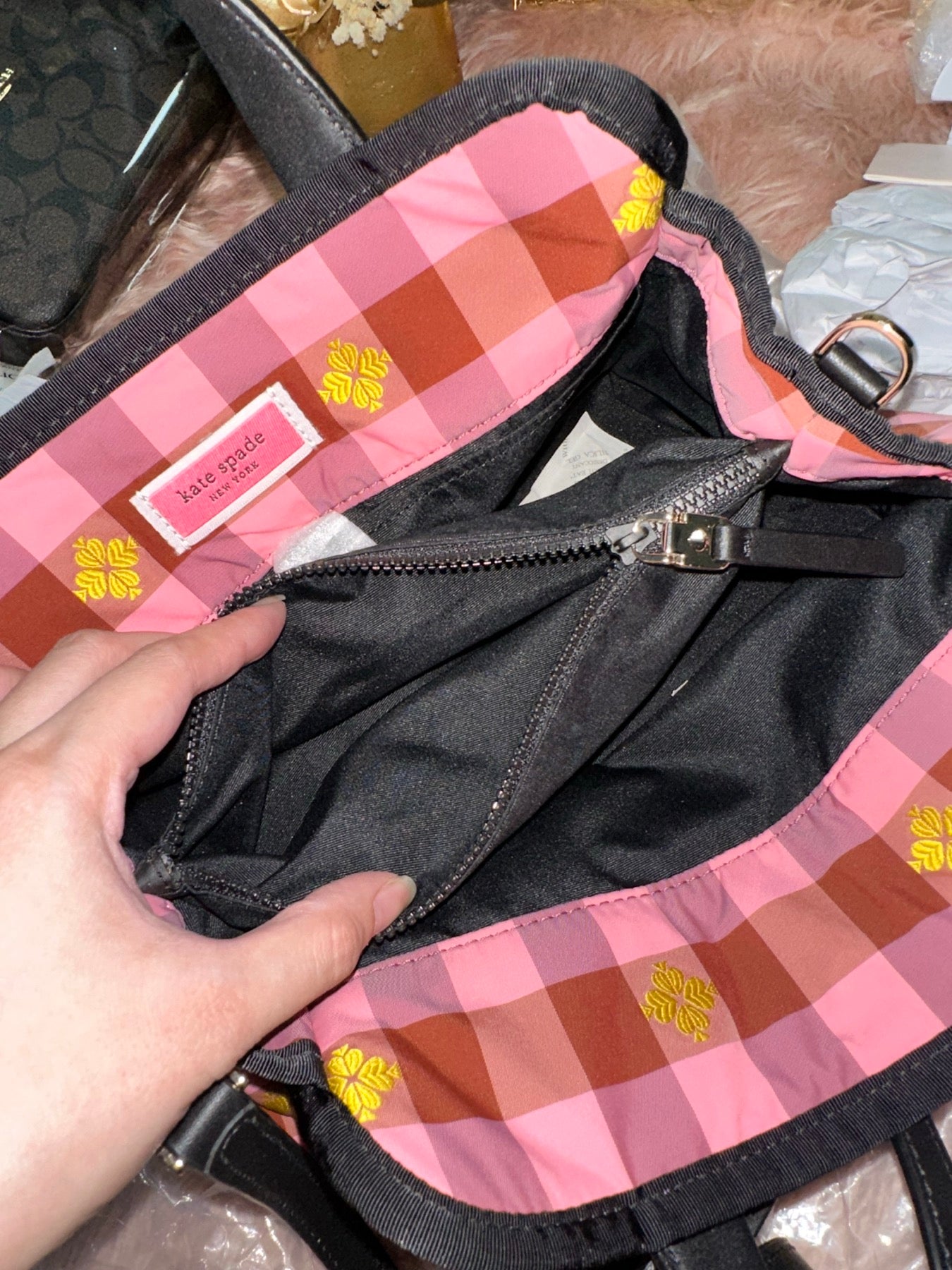 ORIG & IMPORTED KS Morley Medium Tote Nylon Retail Pink Bag