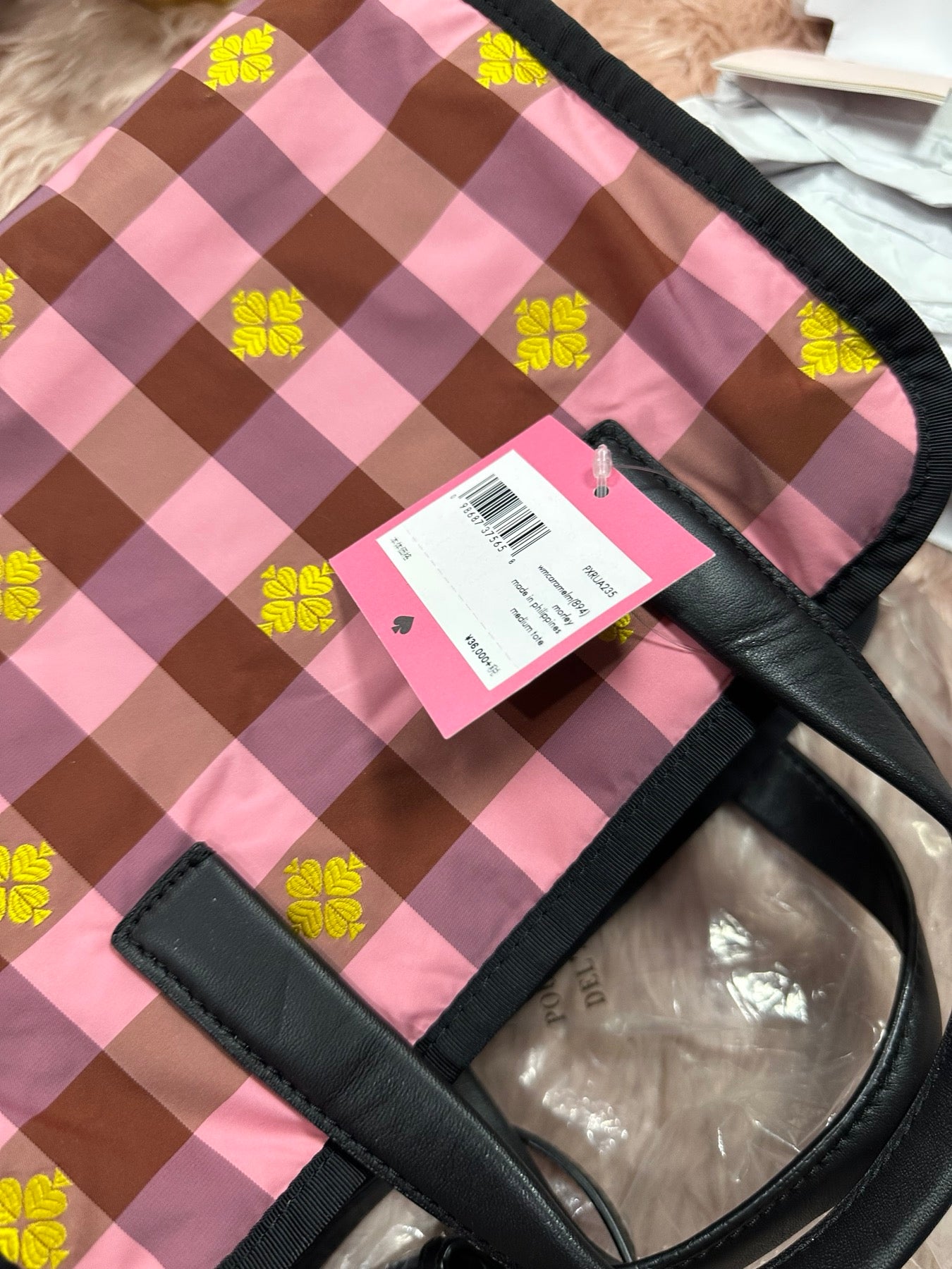 ORIG & IMPORTED KS Morley Medium Tote Nylon Retail Pink Bag