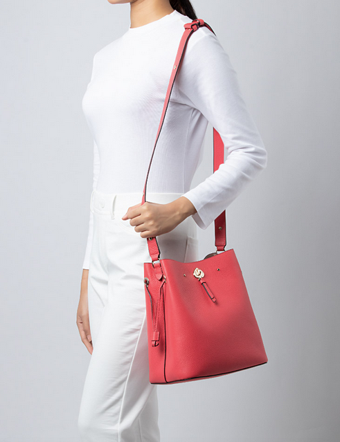 ORIG & MPORTED KS Marti Large Bucket Bag Garden Pink