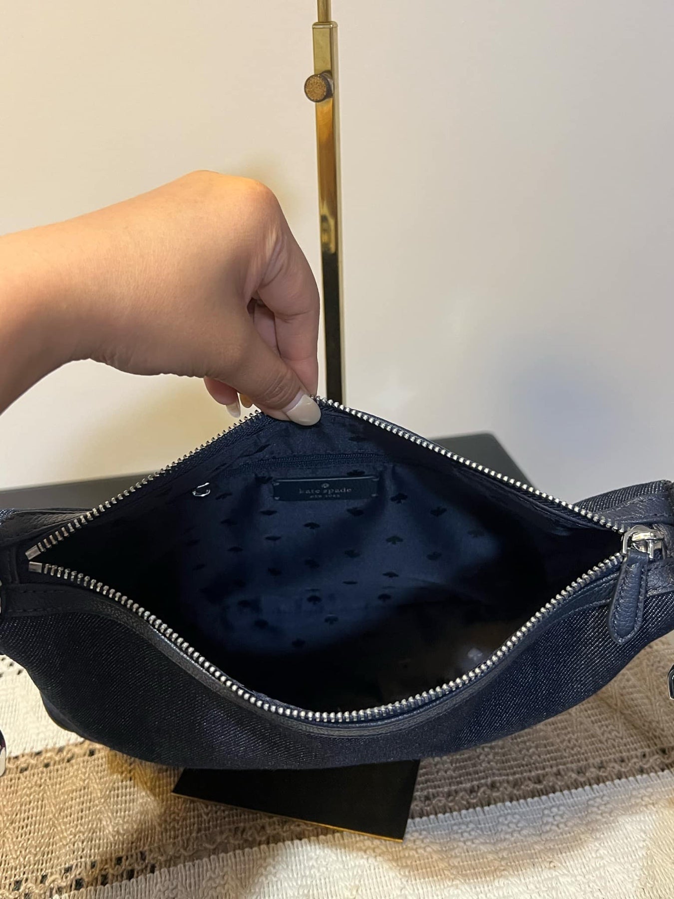 ORIG Preloved KS Rosie Crossbody Denim Blue Bag