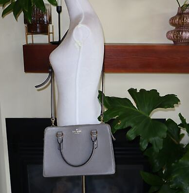 ORIG Preloved KS Mulberry Street Lise Satchel Grey Bag