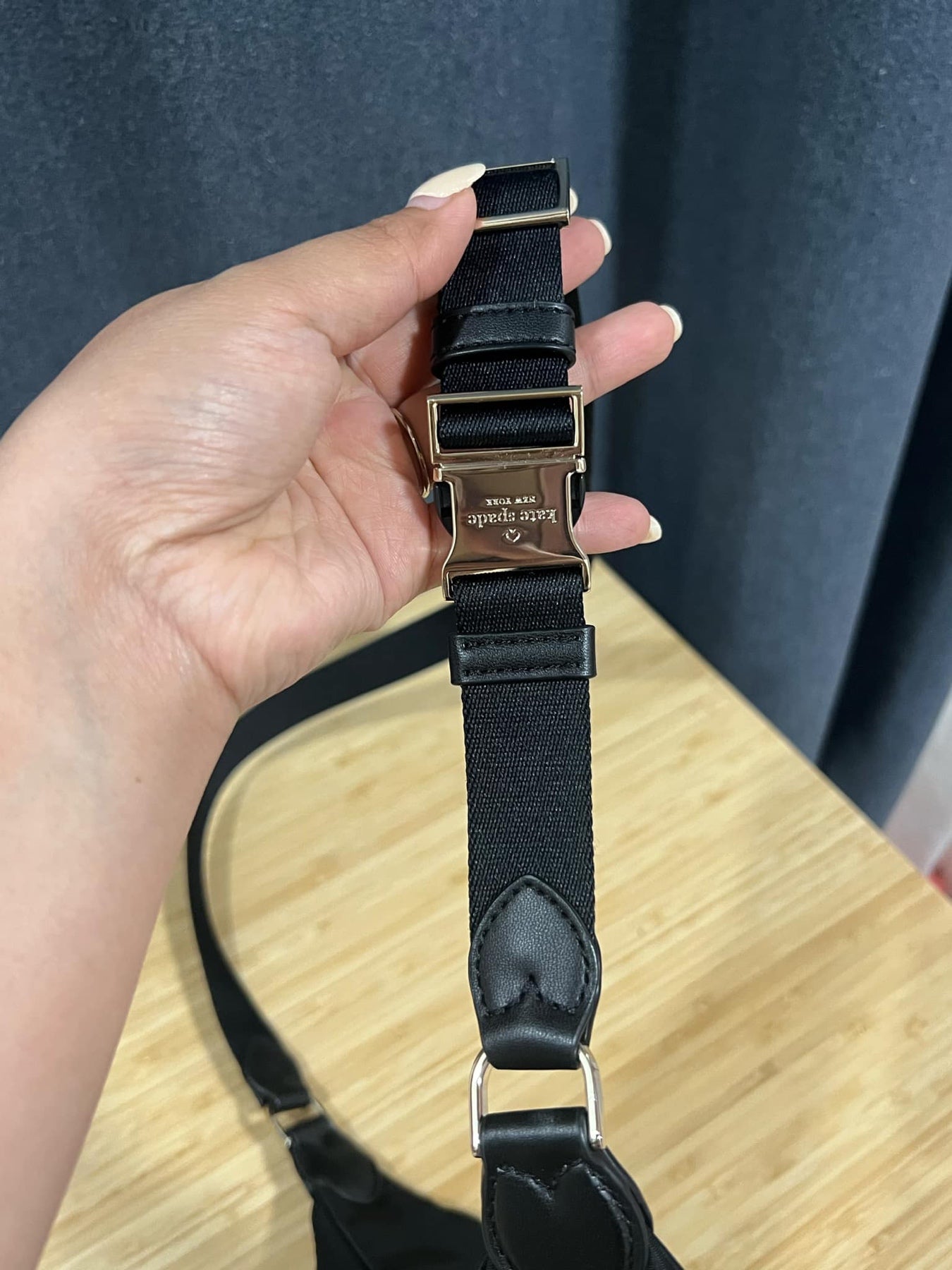 ORIG Preloved KS Chelsea Nylon Belt Bag Black