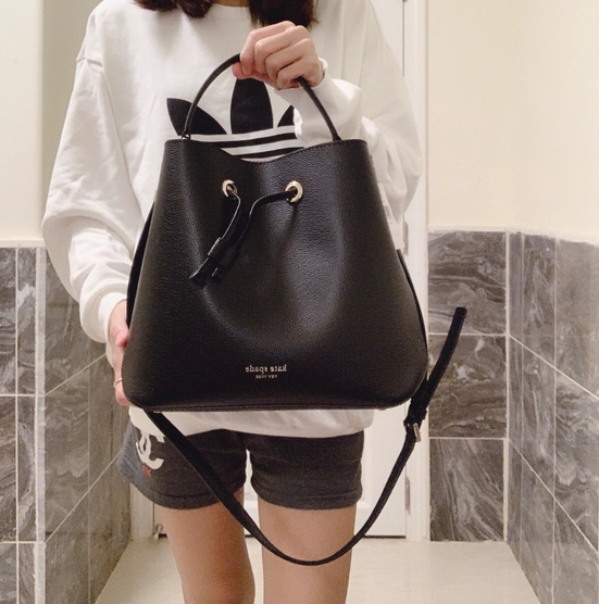 ORIG Preloved KS Eva Large Bucket Black Bag