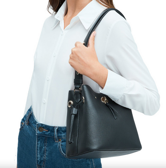 ORIG Preloved KS Marti Small Bucket Bag Black