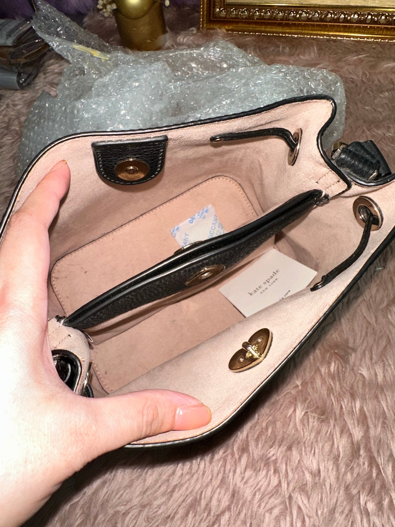 ORIG Preloved KS Marti Small Bucket Bag Black