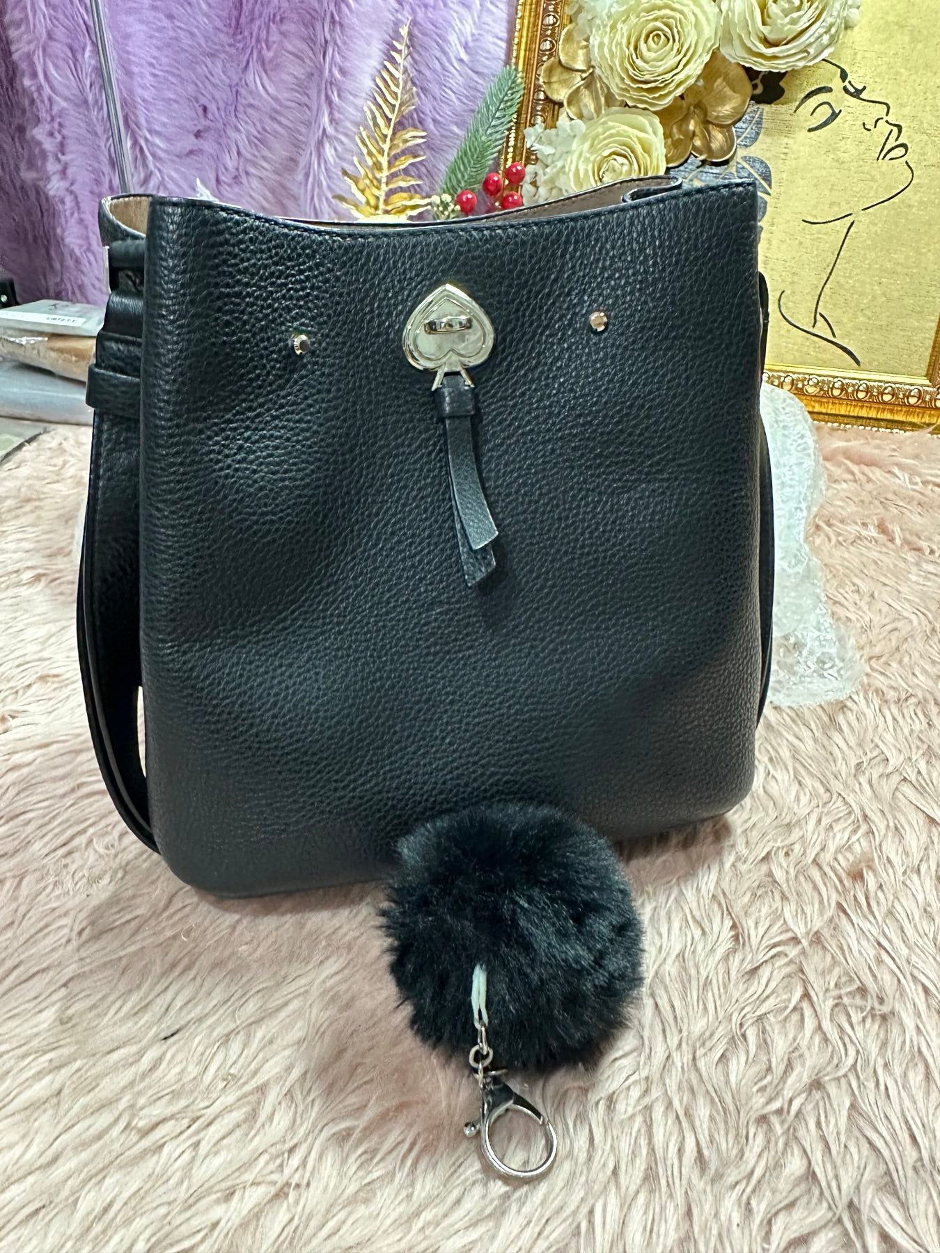 ORIG Preloved KS Marti Small Bucket Bag Black
