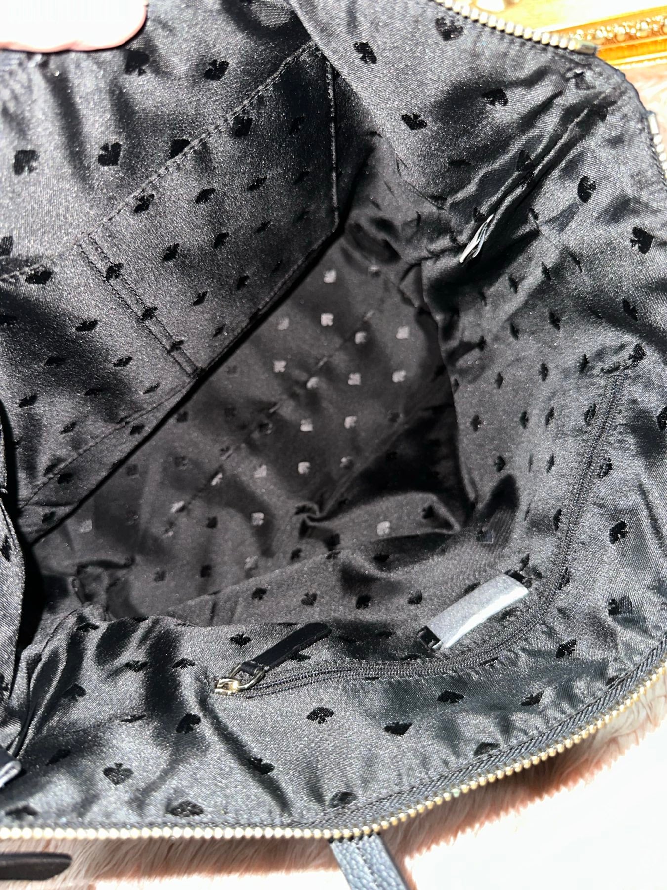 ORIG Preloved KS Kitt Nylon Medium Tote Black Bag