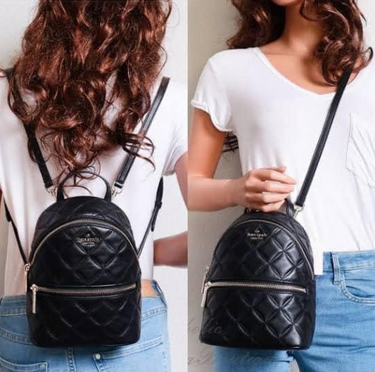 ORIG Preloved KS Natalia Mini Convertible Backpack Black Bag