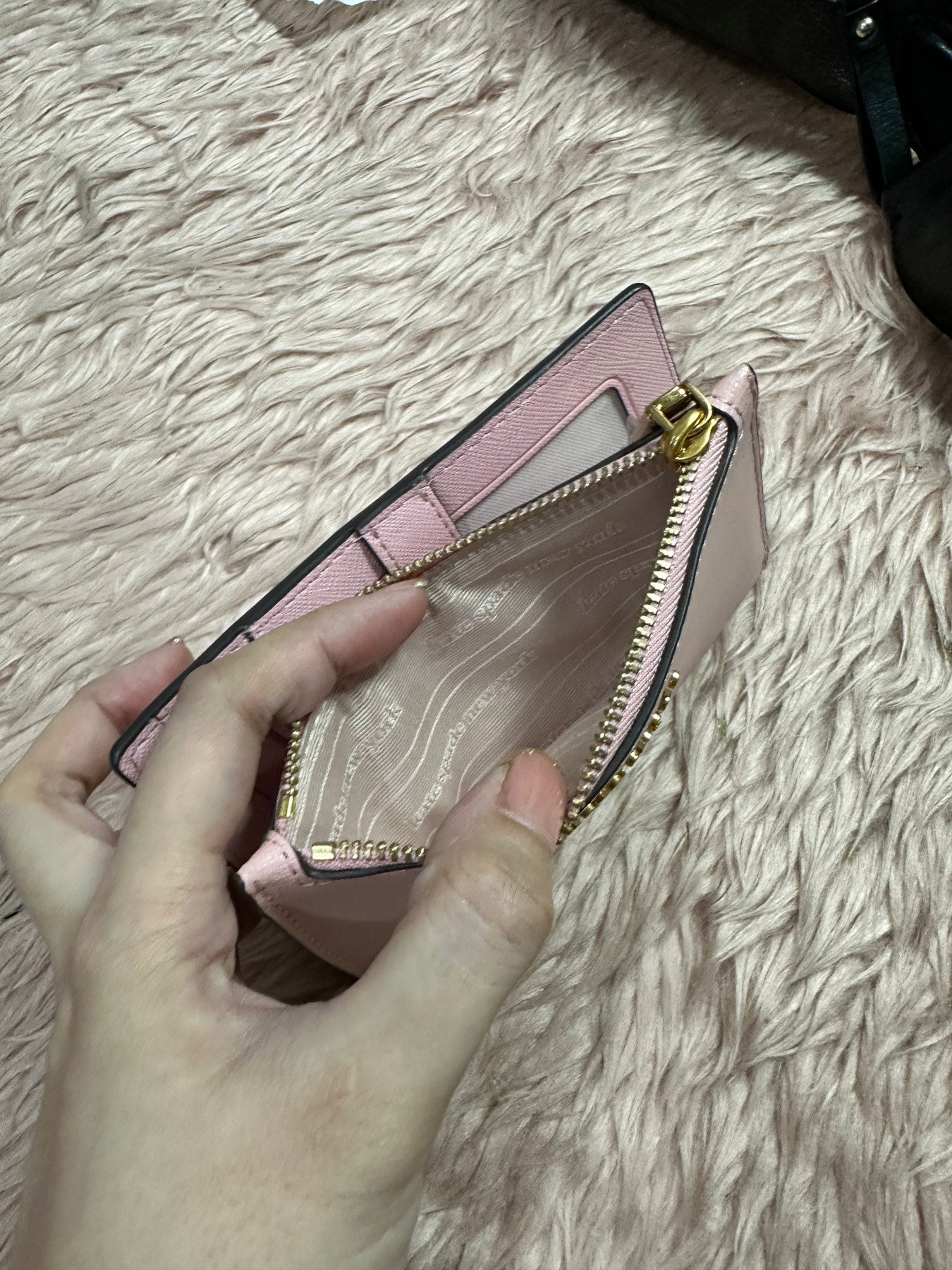 ORIG & IMPORTED KS Retail Morgan Small Slim Bifold Wallet Pink