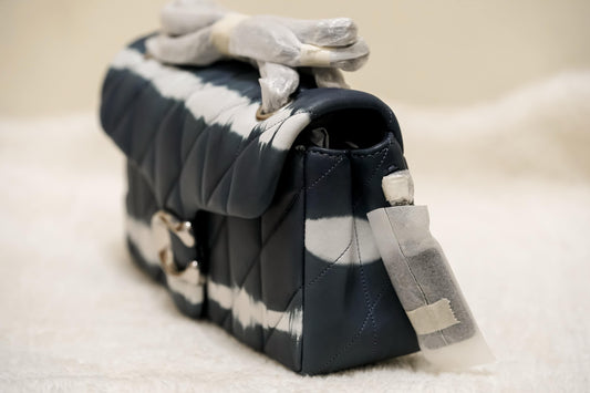 ORIG & IMPORTED Retail COACH RARE Tabby 26 Tie Dye Quilted Shoulder Bag Navy