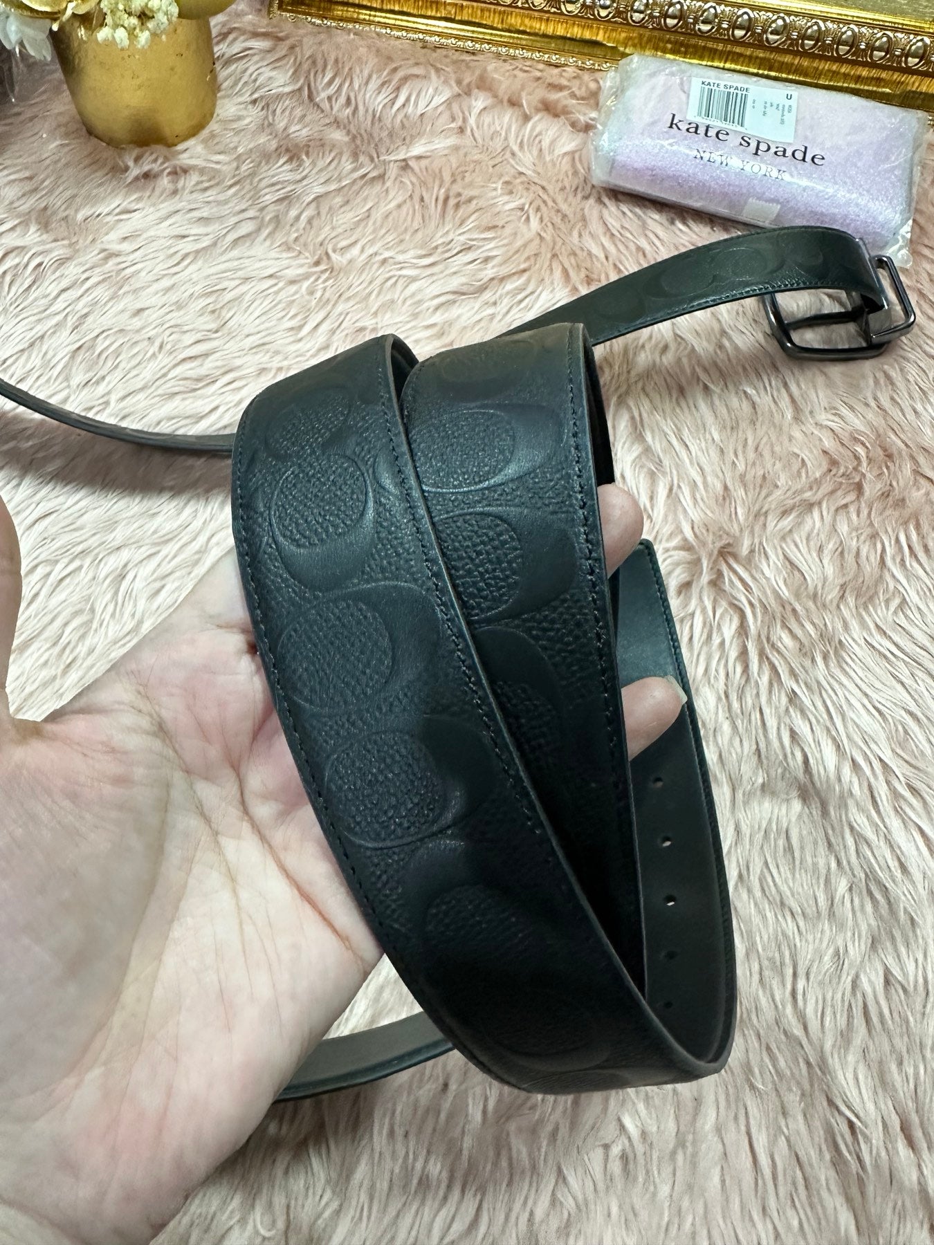 AUTHENTIC/ORIGINAL COACH Cut To Size Reversible Belt, 38 Mm for Men