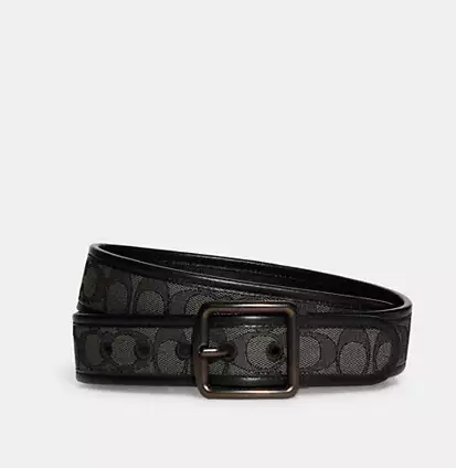 AUTHENTIC/ORIGINAL COACH Retail Harness Buckle Belt, 38 Mm for Women