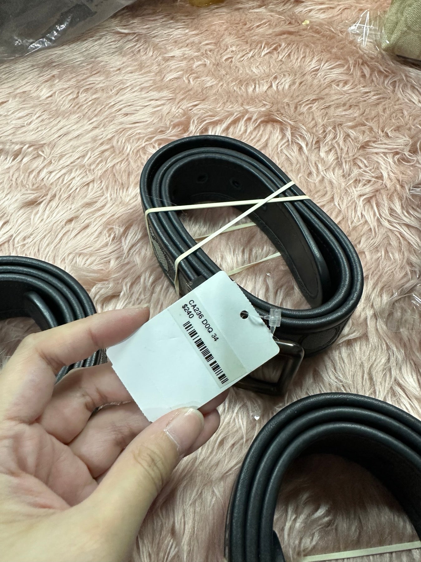 AUTHENTIC/ORIGINAL COACH Retail Harness Buckle Belt, 38 Mm for Women
