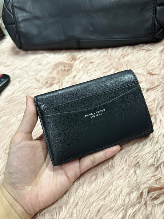 ORIG & IMPORTED Marc Jacobs The Slim 84 Flap Bifold Black Wallet