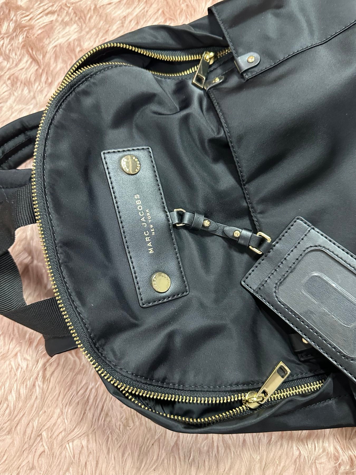 AUTHENTIC/ORIGINAL Preloved Marc Jacobs Preppy Nylon Backpack Bag Black
