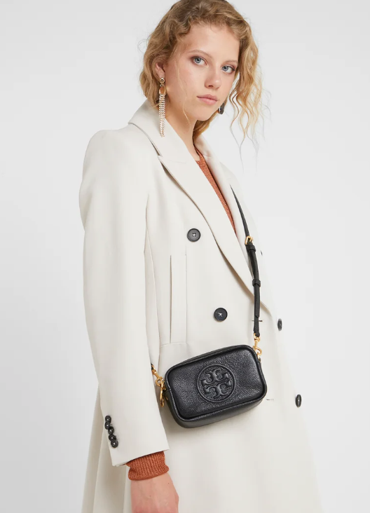 AUTHENTIC/ORIGINAL Preloved Tory Burch Perry Bombe Mini Bag Black