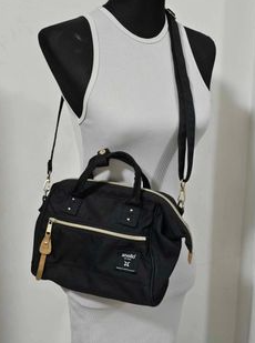 AUTHENTIC/ORIGINAL Preloved Anello Black Bag