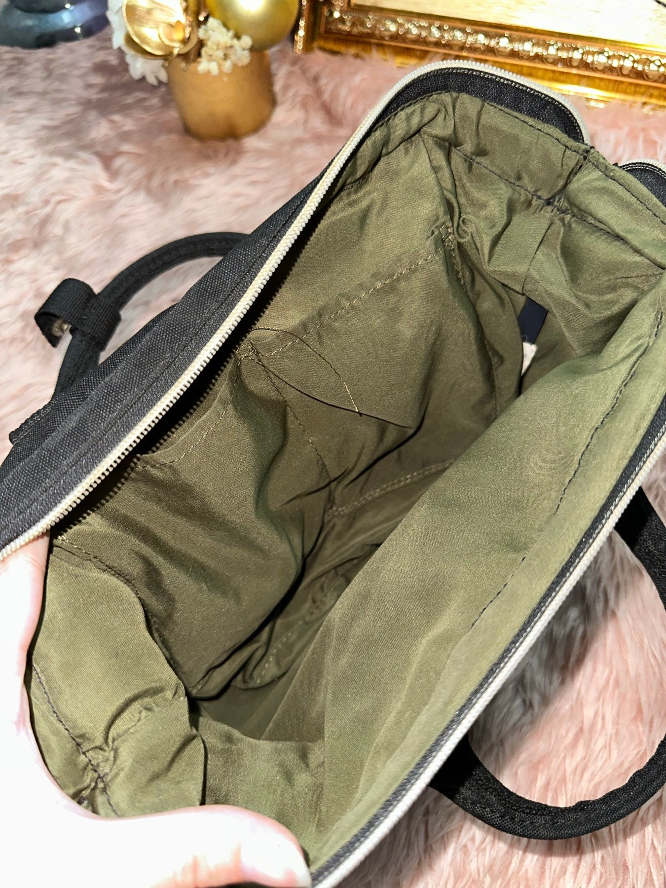 AUTHENTIC/ORIGINAL Preloved Anello Black Bag