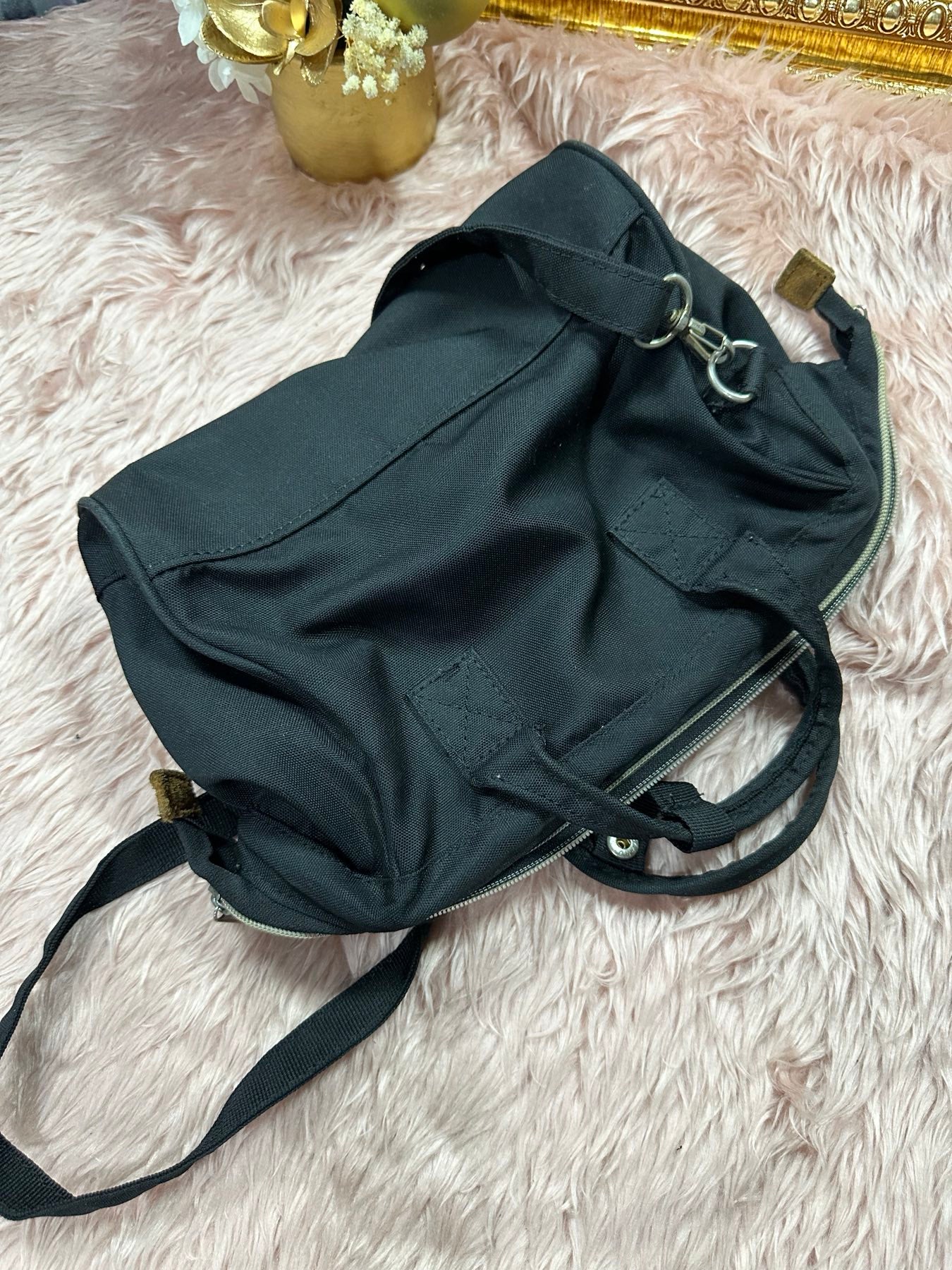 AUTHENTIC/ORIGINAL Preloved Anello Black Bag