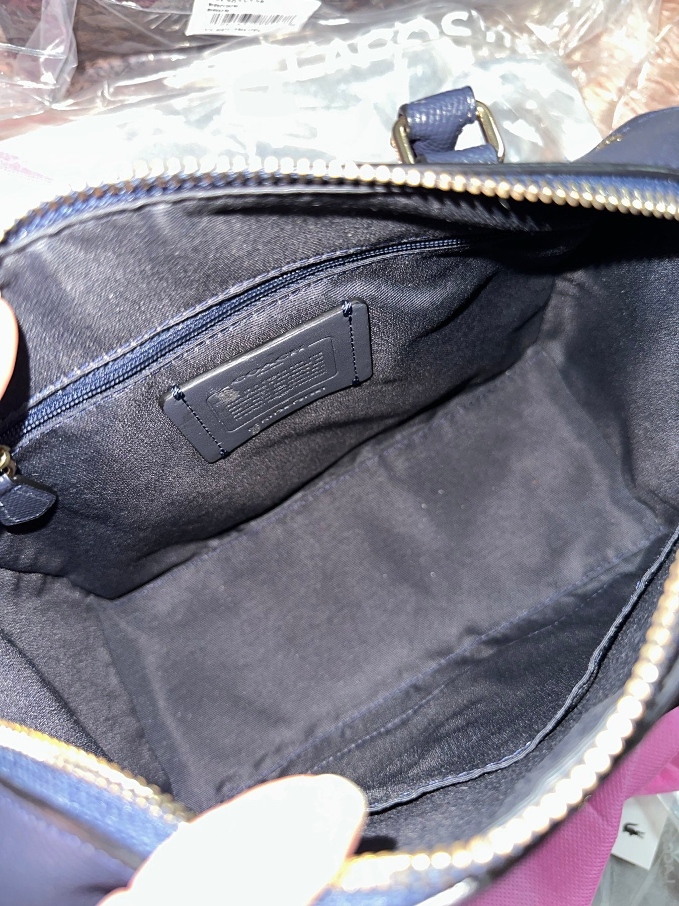 ORIG Preloved COACH Mini Bennett Satchel Black Bag