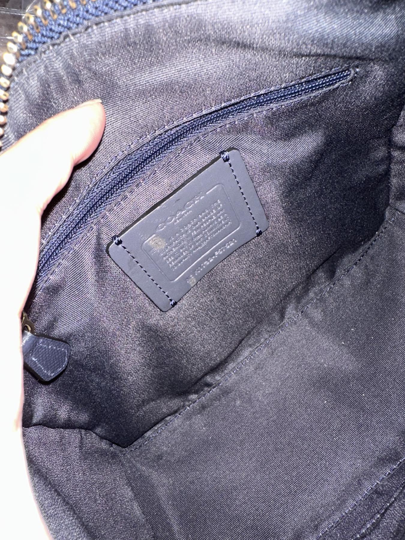 ORIG Preloved COACH Mini Bennett Satchel Black Bag