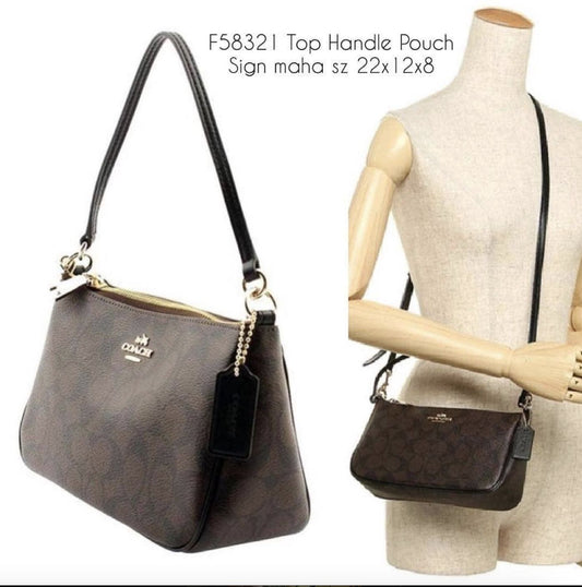 ORIG & IMPORTED Coach RARE Top Handle Nolita Small Bag Brown
