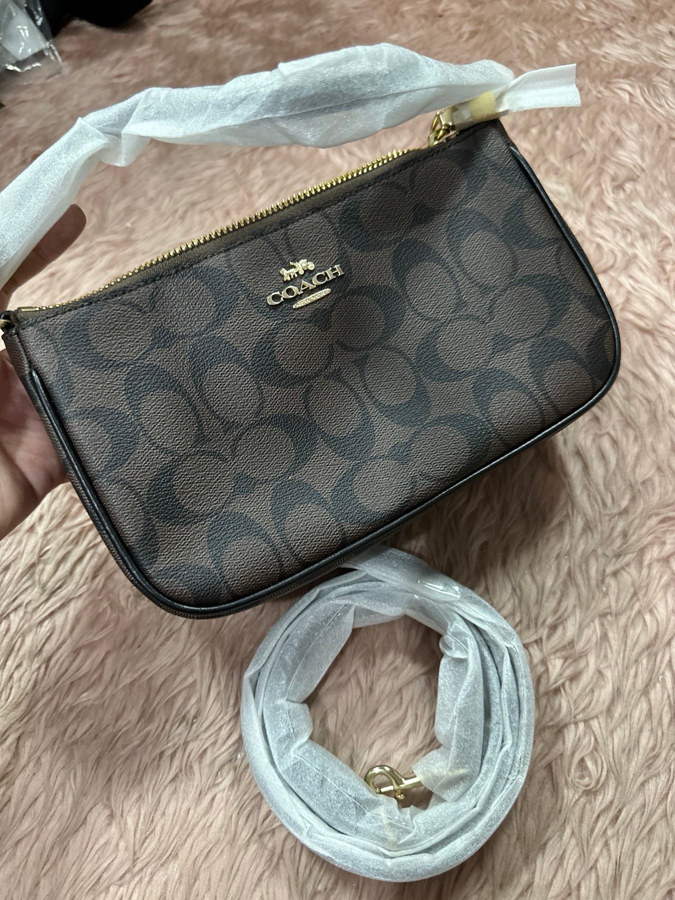 ORIG & IMPORTED Coach RARE Top Handle Nolita Small Bag Brown