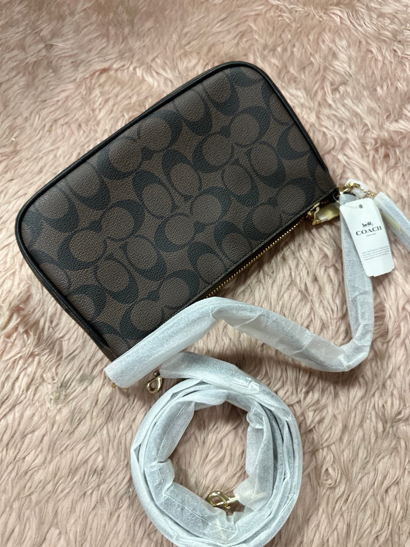 ORIG & IMPORTED Coach RARE Top Handle Nolita Small Bag Brown