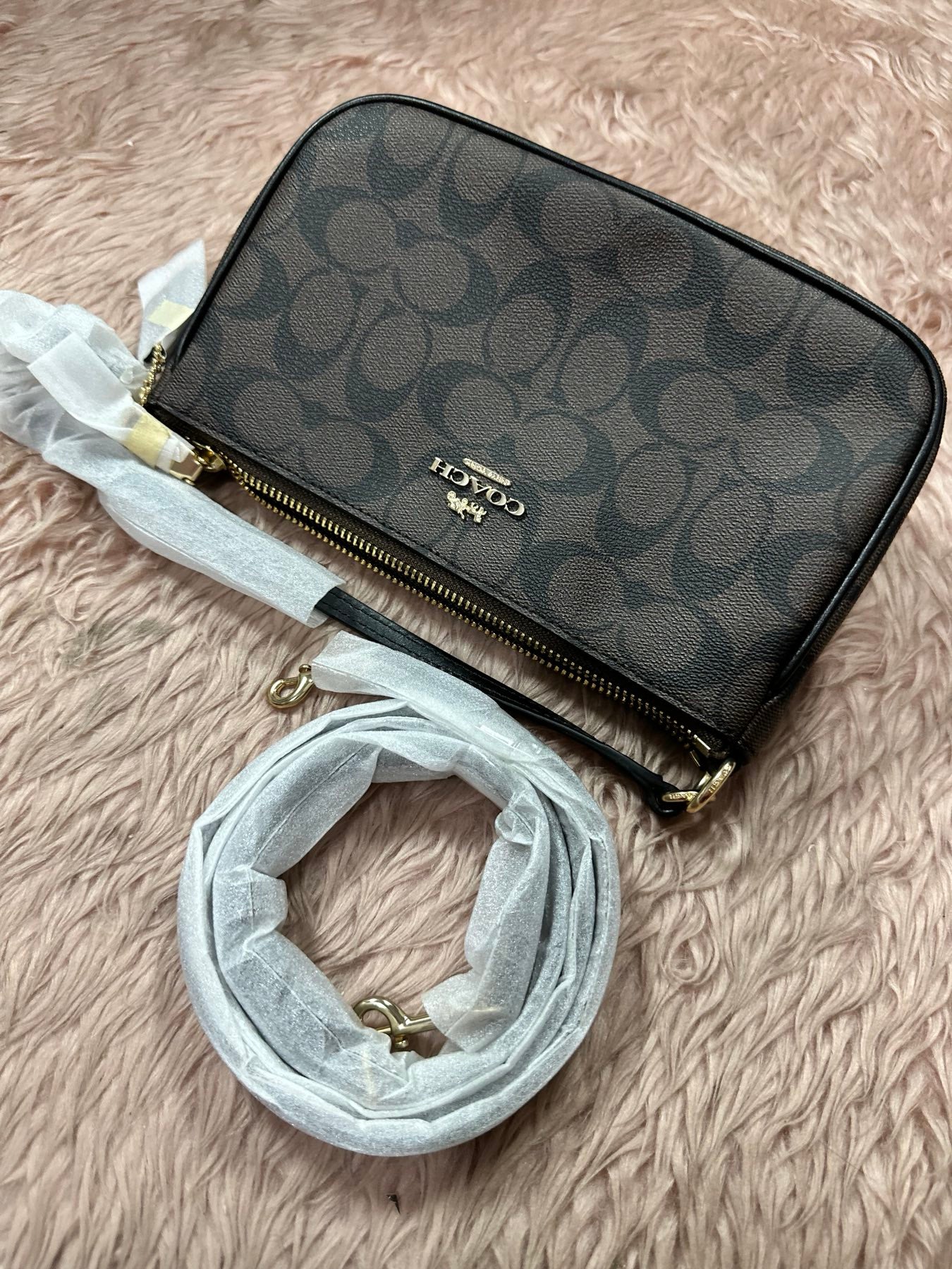 ORIG & IMPORTED Coach RARE Top Handle Nolita Small Bag Brown