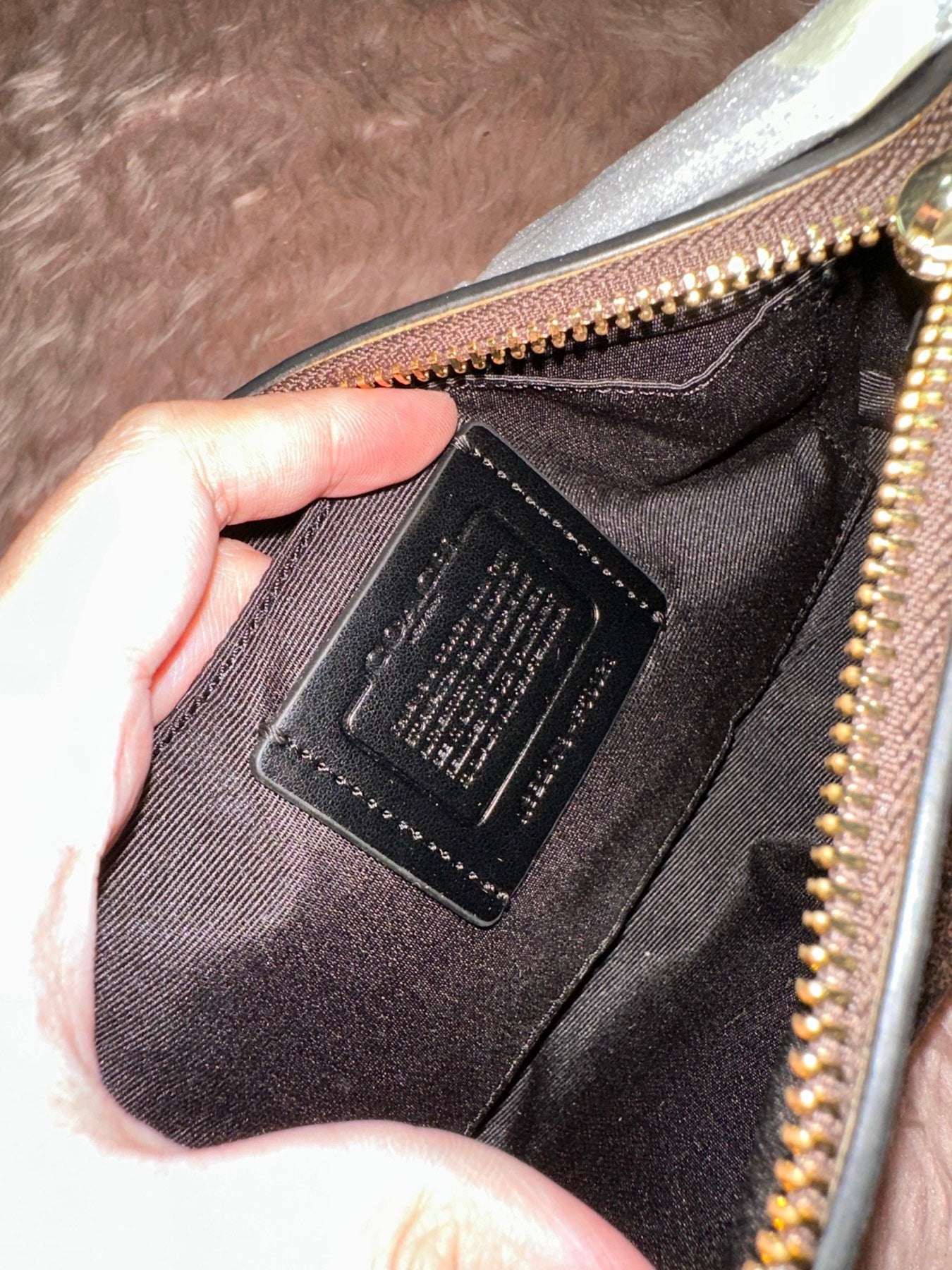 ORIG & IMPORTED Coach RARE Top Handle Nolita Small Bag Brown