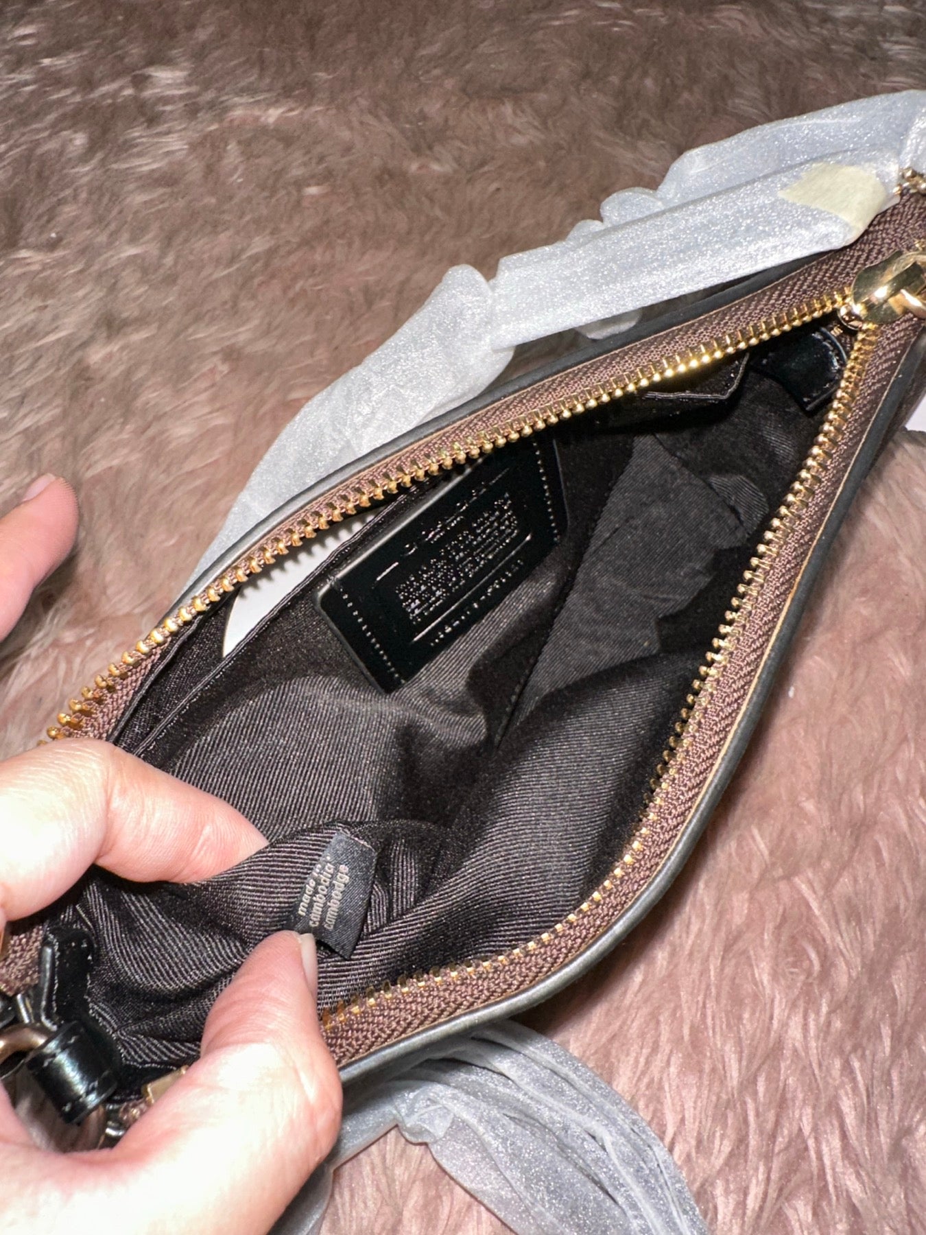 ORIG & IMPORTED Coach RARE Top Handle Nolita Small Bag Brown