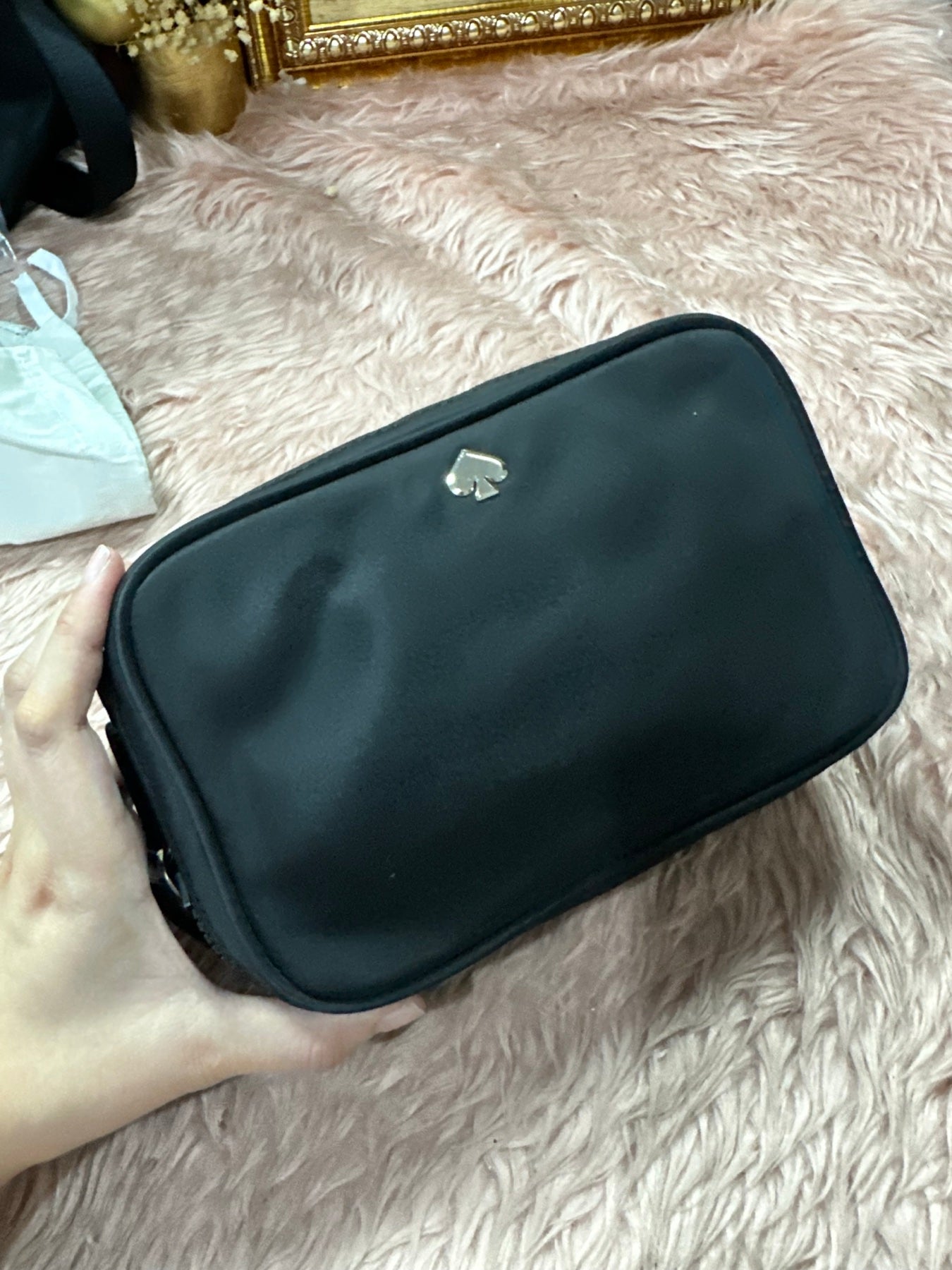 ORIG Preloved COACH Jae Small Camera Bag Black Nylon