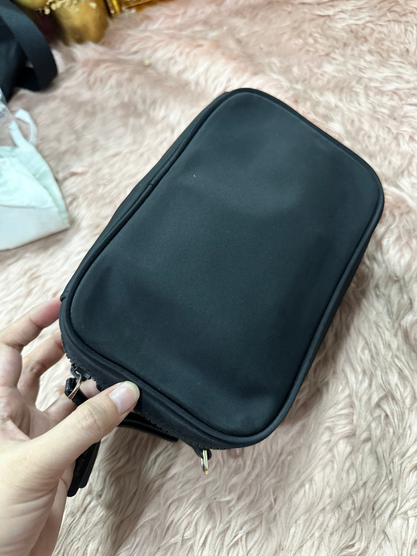 ORIG Preloved COACH Jae Small Camera Bag Black Nylon