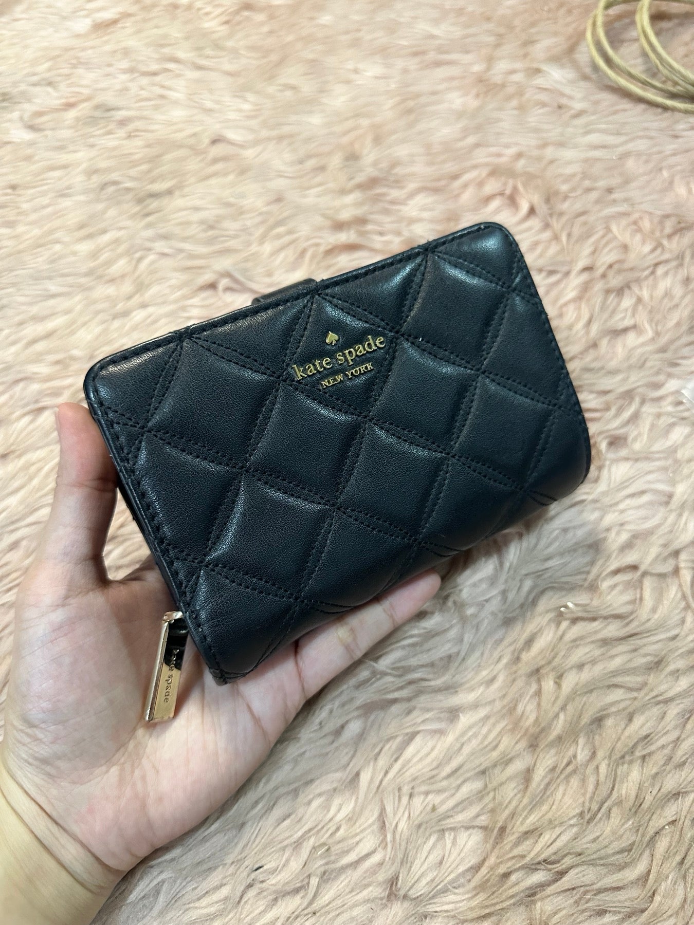 ORIG Preloved Kate Spade KS Natalia Medium Compact Bifold Wallet