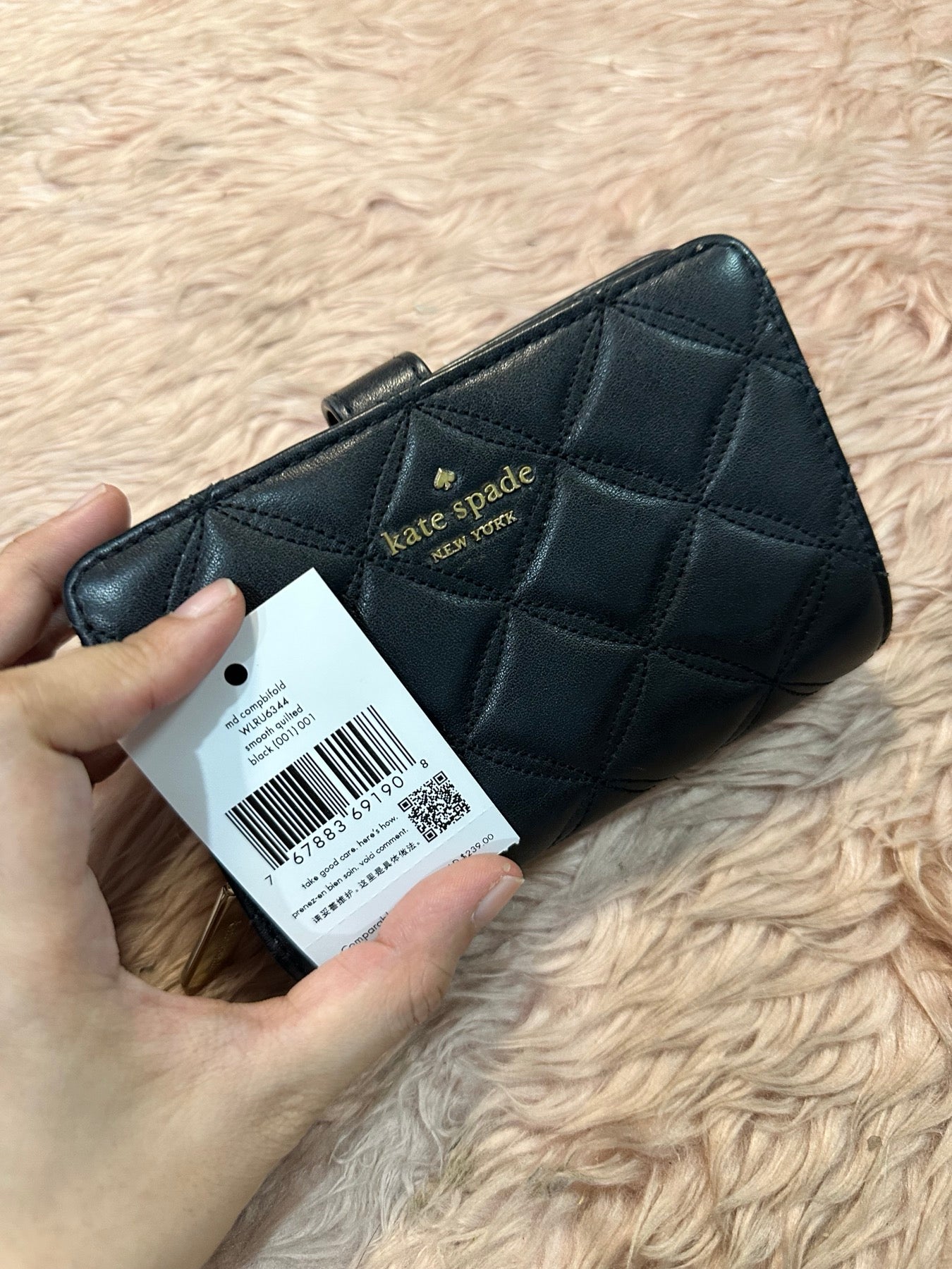 ORIG Preloved Kate Spade KS Natalia Medium Compact Bifold Wallet