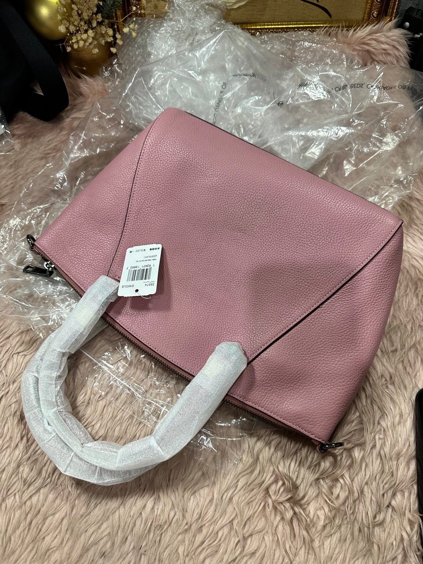 ORIG & IMPORTED COACH Prairie Satchel Bag in True Pink