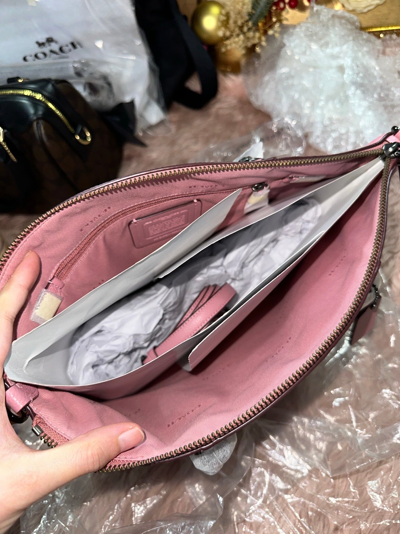 ORIG & IMPORTED COACH Prairie Satchel Bag in True Pink