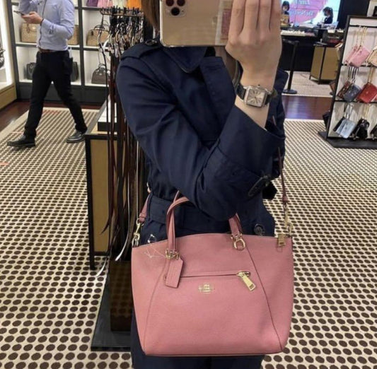 ORIG & IMPORTED COACH Prairie Satchel Bag in True Pink