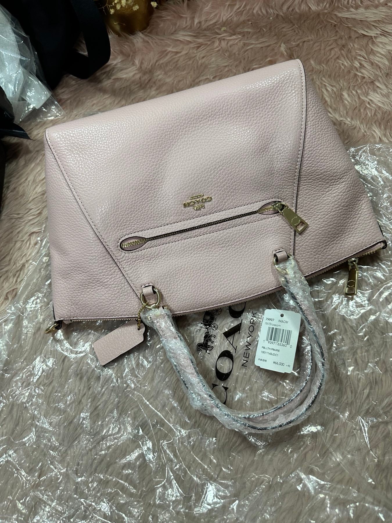 ORIG & IMPORTED COACH Prairie Satchel Bag in Light Pink