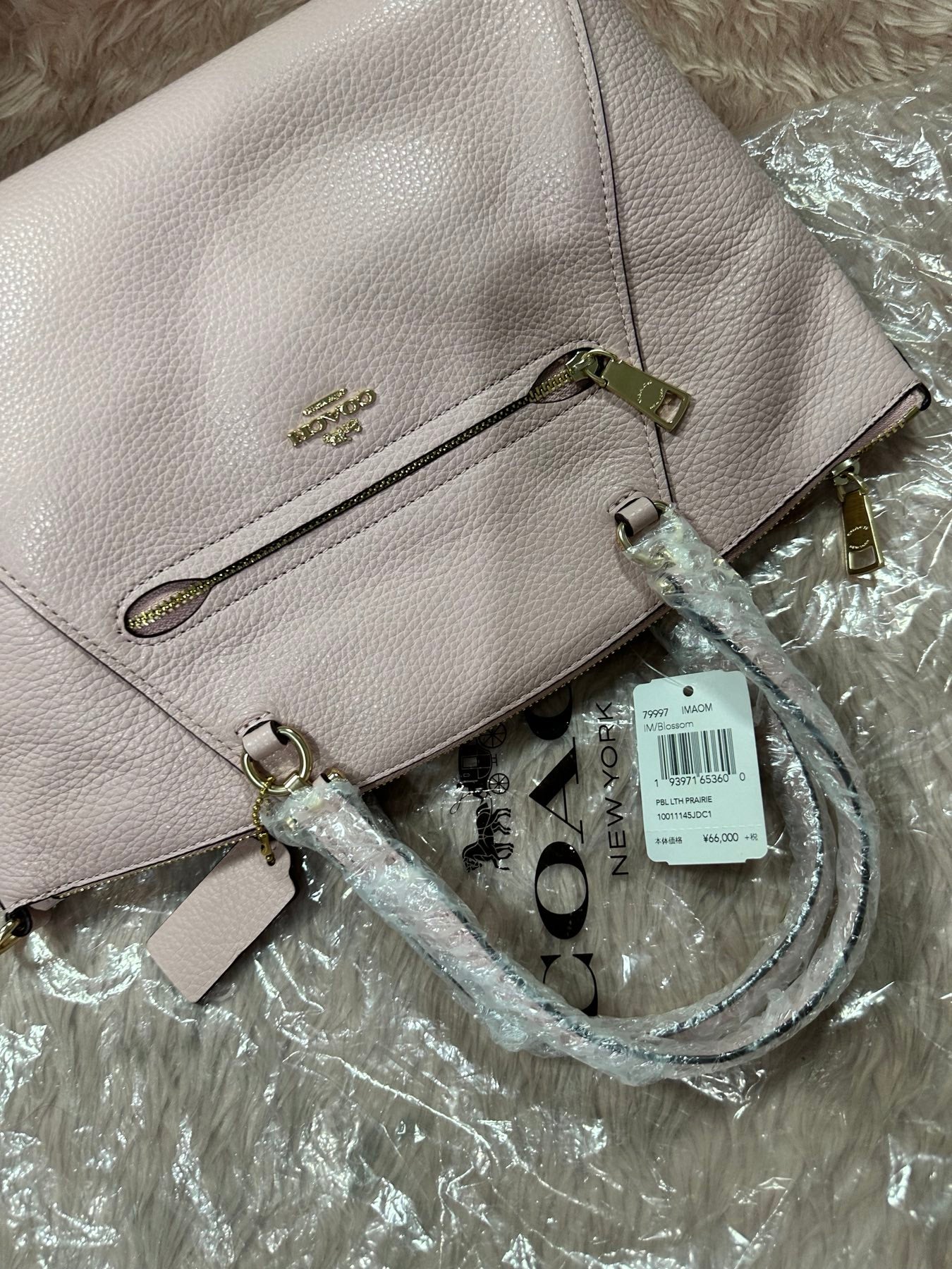 ORIG & IMPORTED COACH Prairie Satchel Bag in Light Pink
