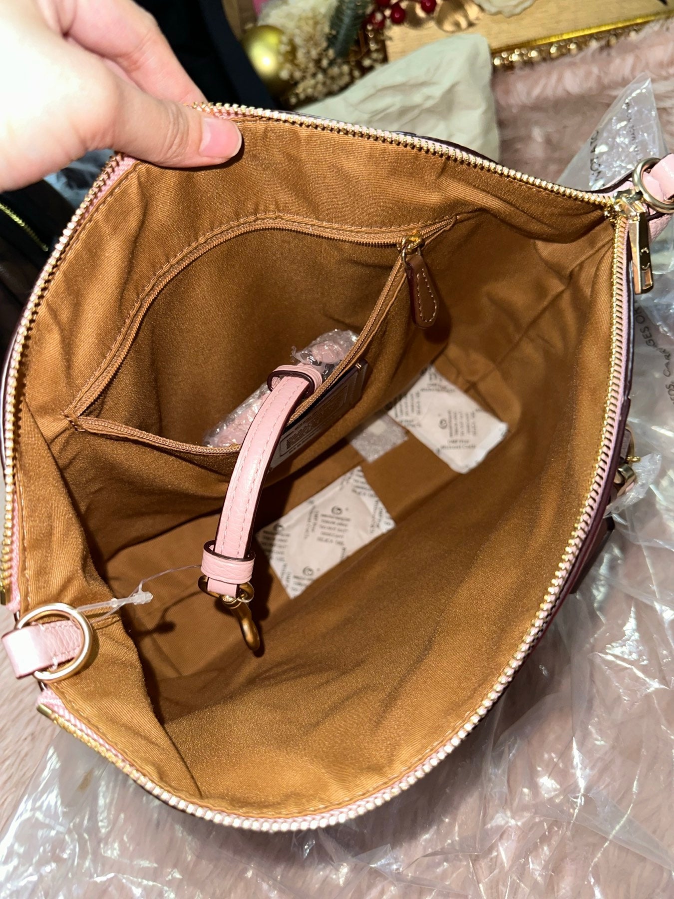 ORIG & IMPORTED COACH Prairie Satchel Bag in Light Pink